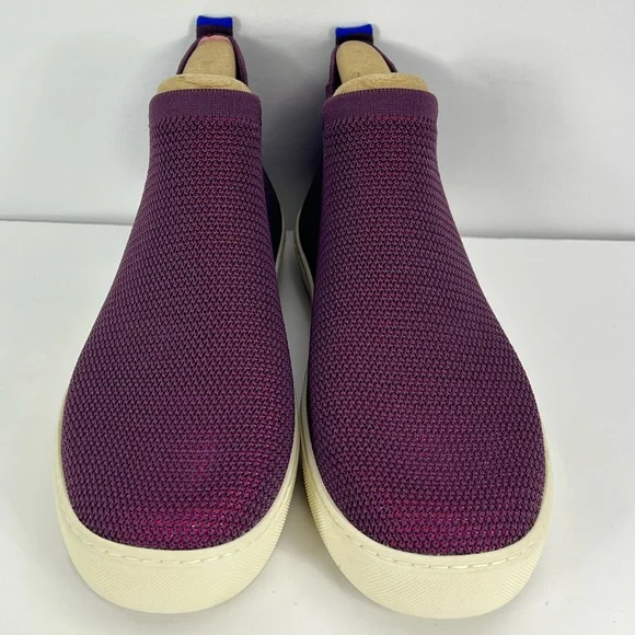 ROTHY’S THE CHELSEA BERRY LATTICE KNIT HIGH TOP SNEAKERS ANKLE BOOTS/SHOES, 12.5 - Picture 16 of 16